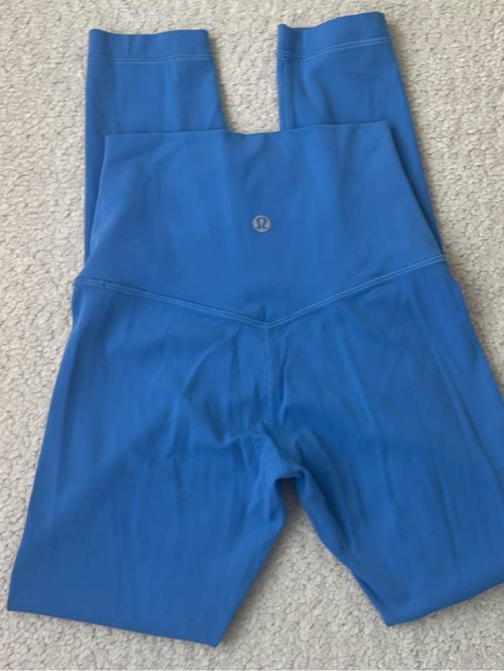 lululemon athletica V-Waist High-Rise Leggings in Bright Blue